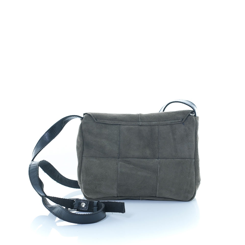 Дамска чанта от естествена кожа модел NAOMI dk taupe